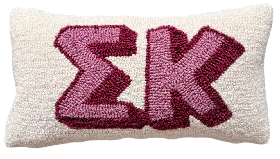 Sigma Kappa Hook Pillow