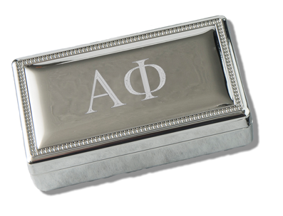 Alpha Phi Rectangular Pin Box