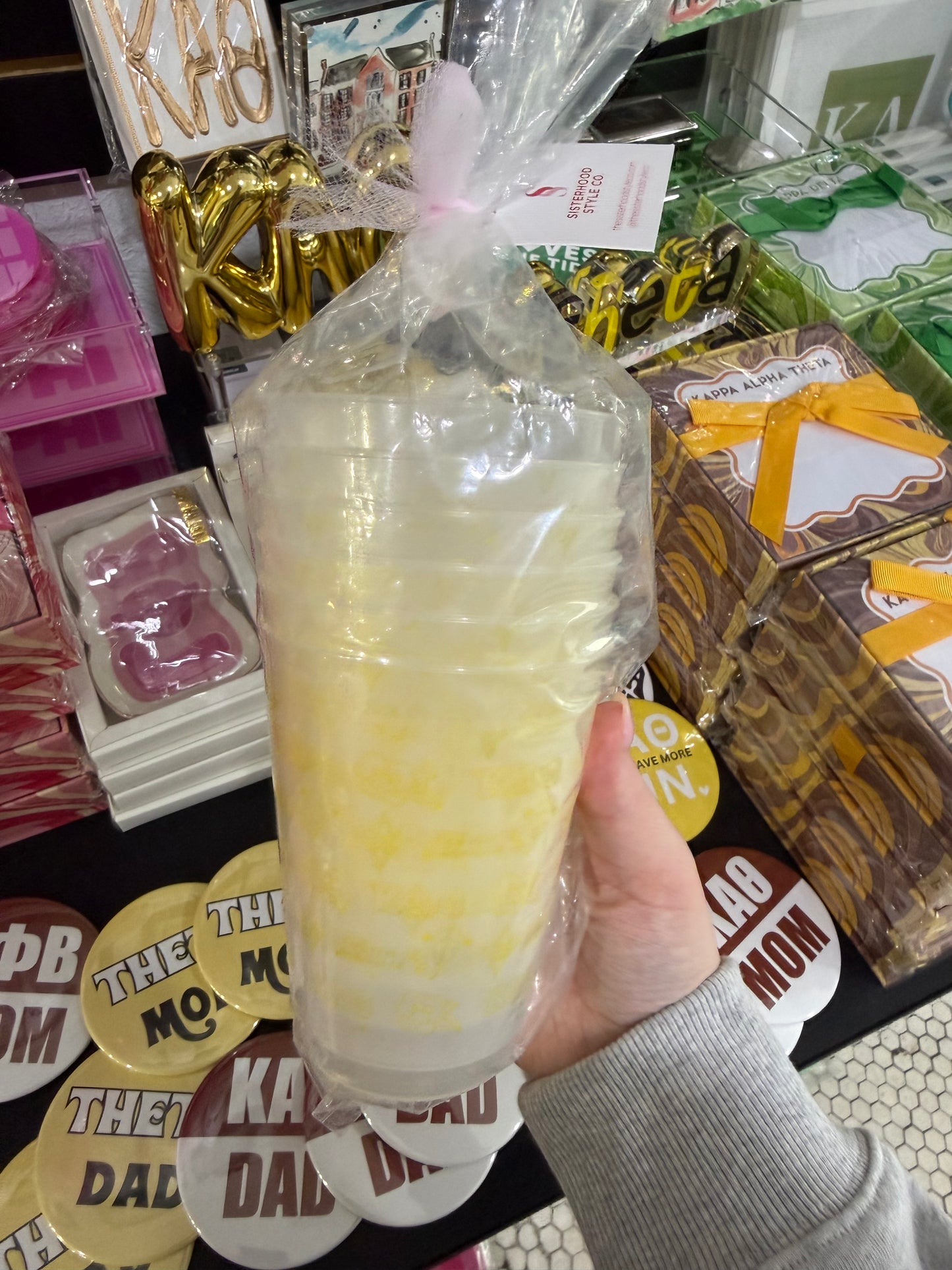 Kappa Alpha Theta All Over Frost Flex Cup Sleeve