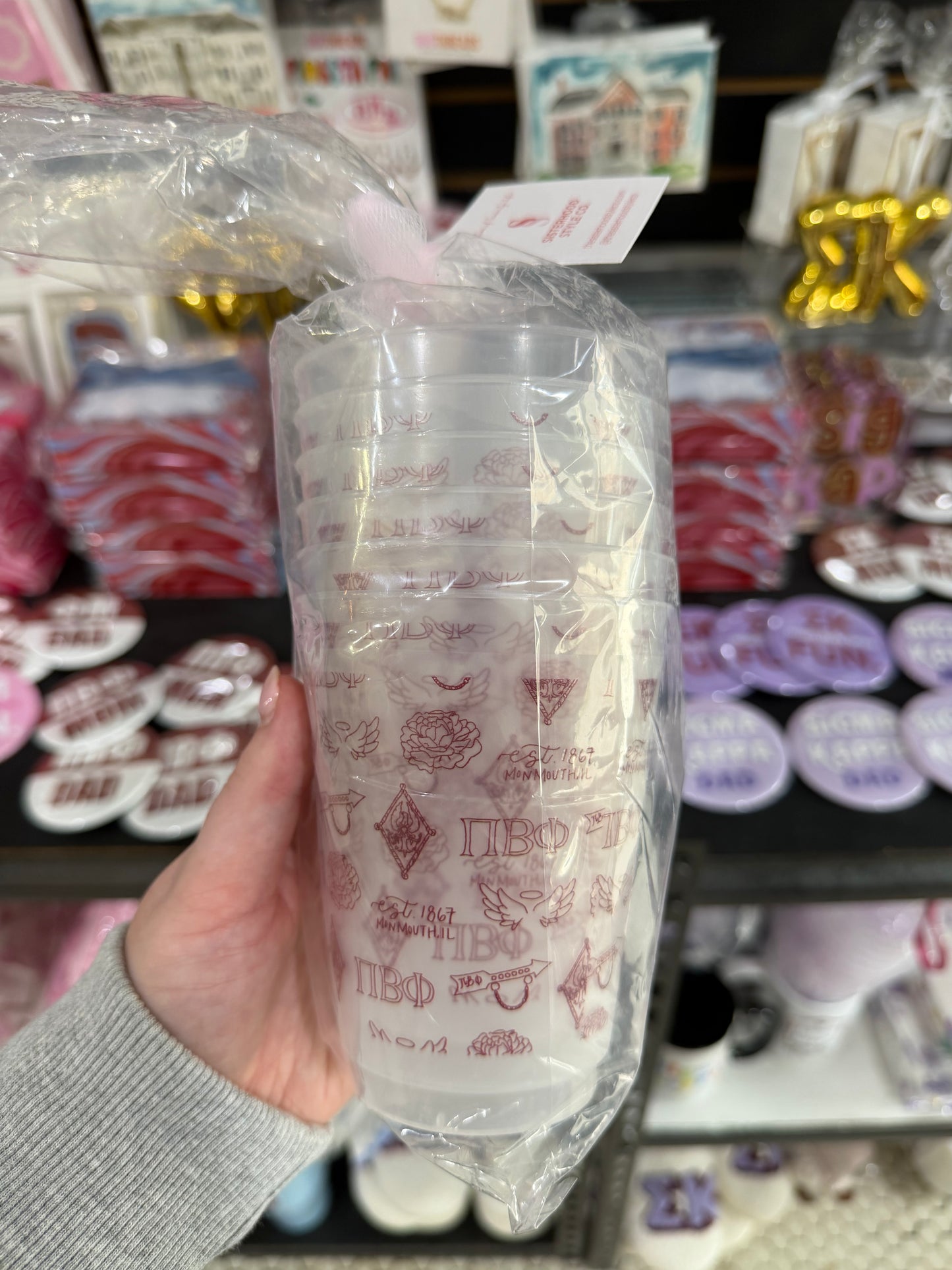 Pi Beta Phi All Over Frost Flex Cup Sleeve