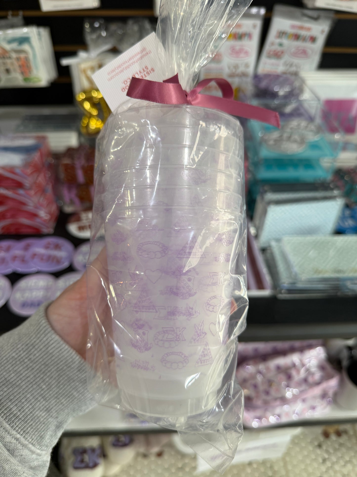 Sigma Kappa All Over Frost Flex Cup Sleeve