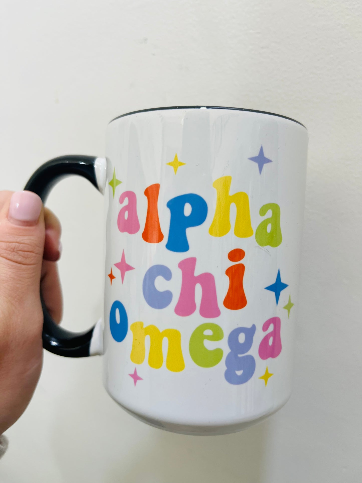 Alpha Chi Omega Optimist Mug