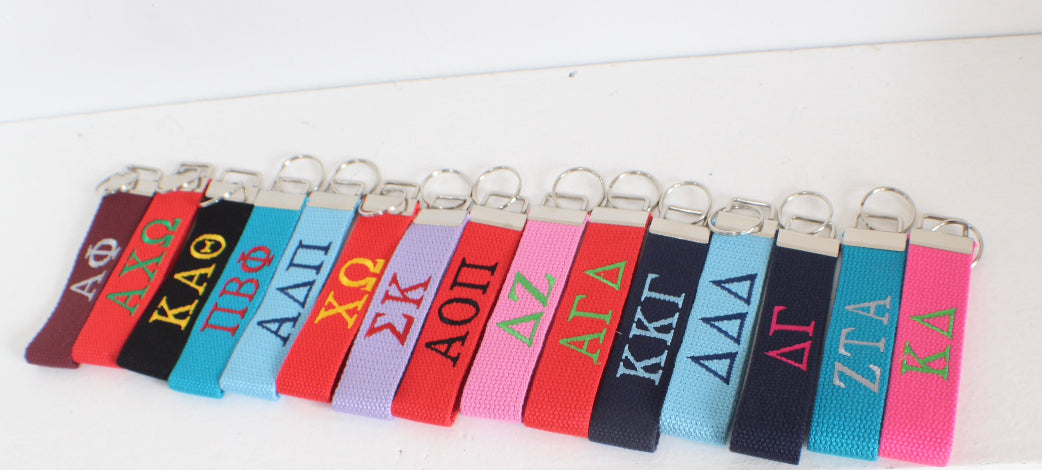 Zeta Tau Alpha Wristlet Keychain