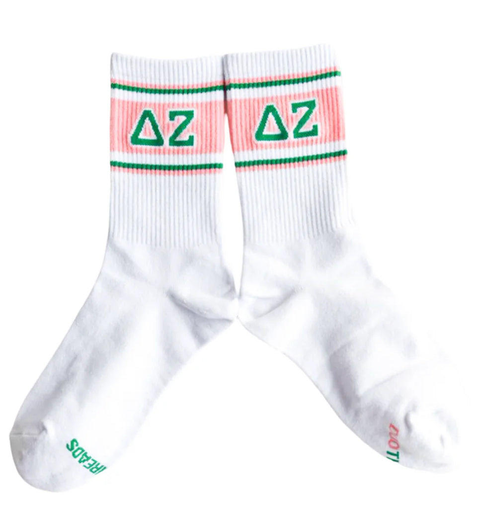 Delta Zeta Sorority Line Socks