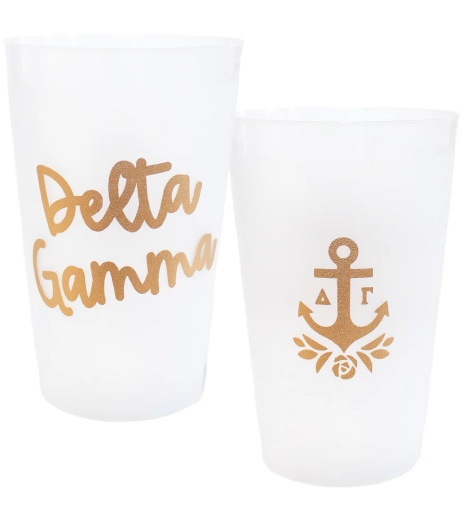 Delta Gamma Golden Frost Flex Cup