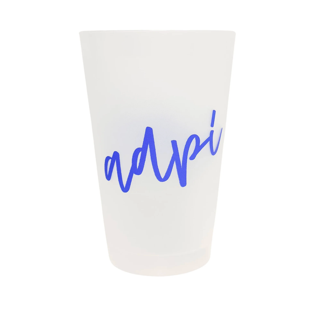 Alpha Delta Pi Script Frost Cup