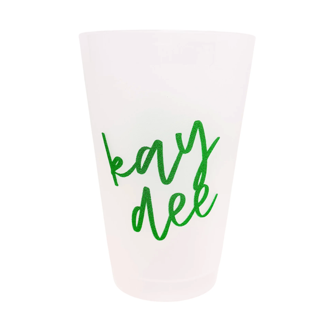 Kappa Delta Script Frost Cup
