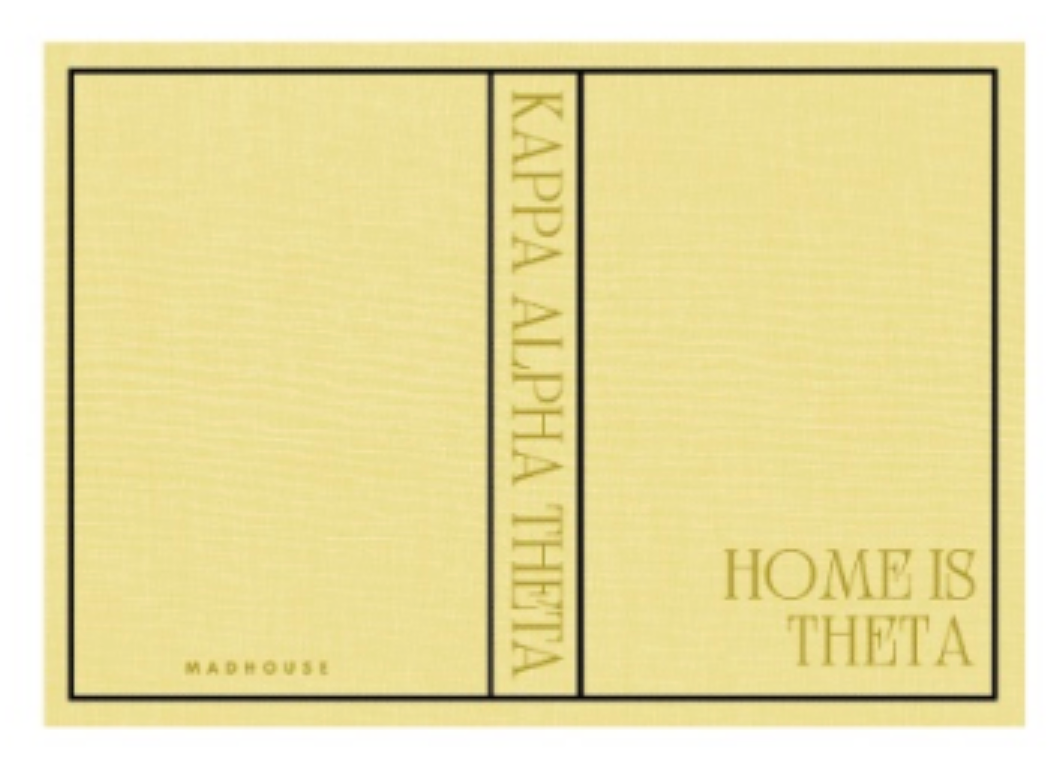 Kappa Alpha Theta Keepsake Book Box
