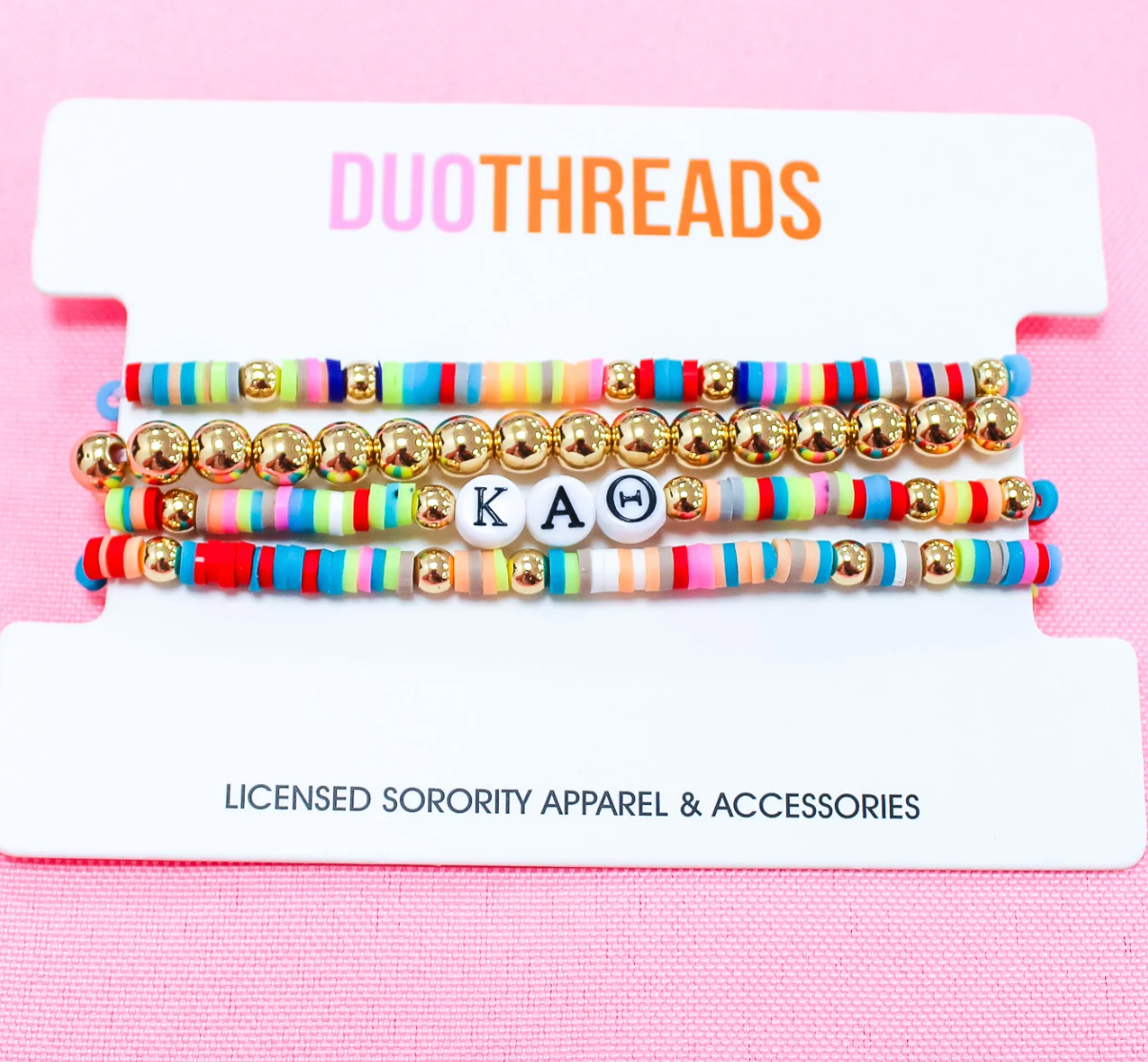 Kappa Alpha Theta Beaded Bracelets