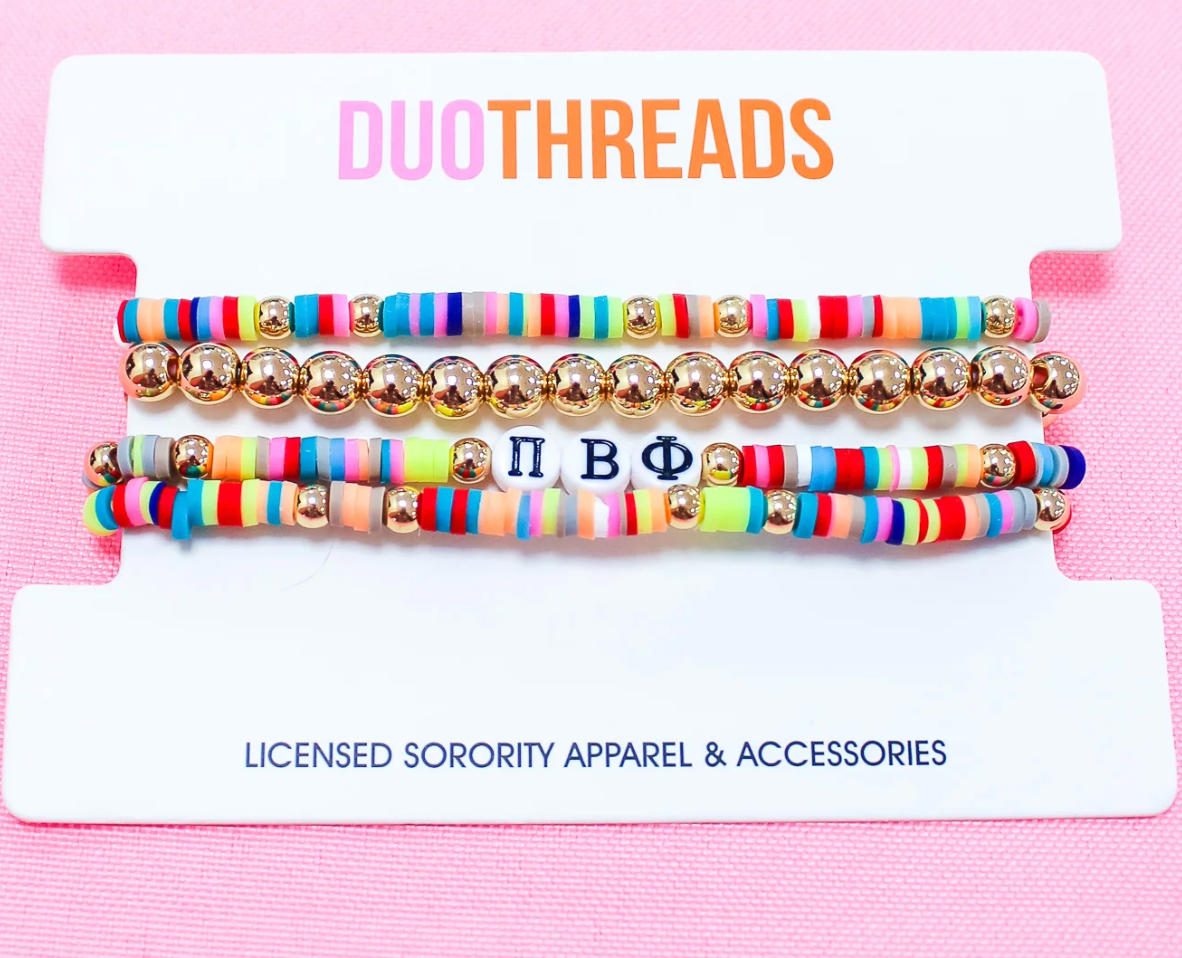 Pi Beta Phi Beaded Bracelets