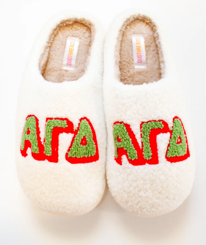 Alpha Gamma Delta Slippers