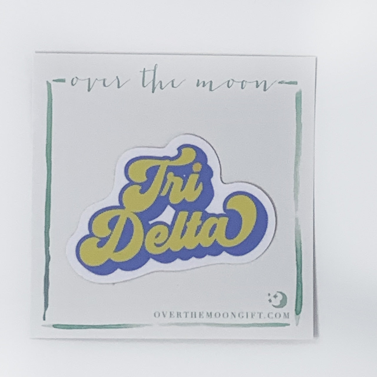 Delta Delta Delta Retro Decal