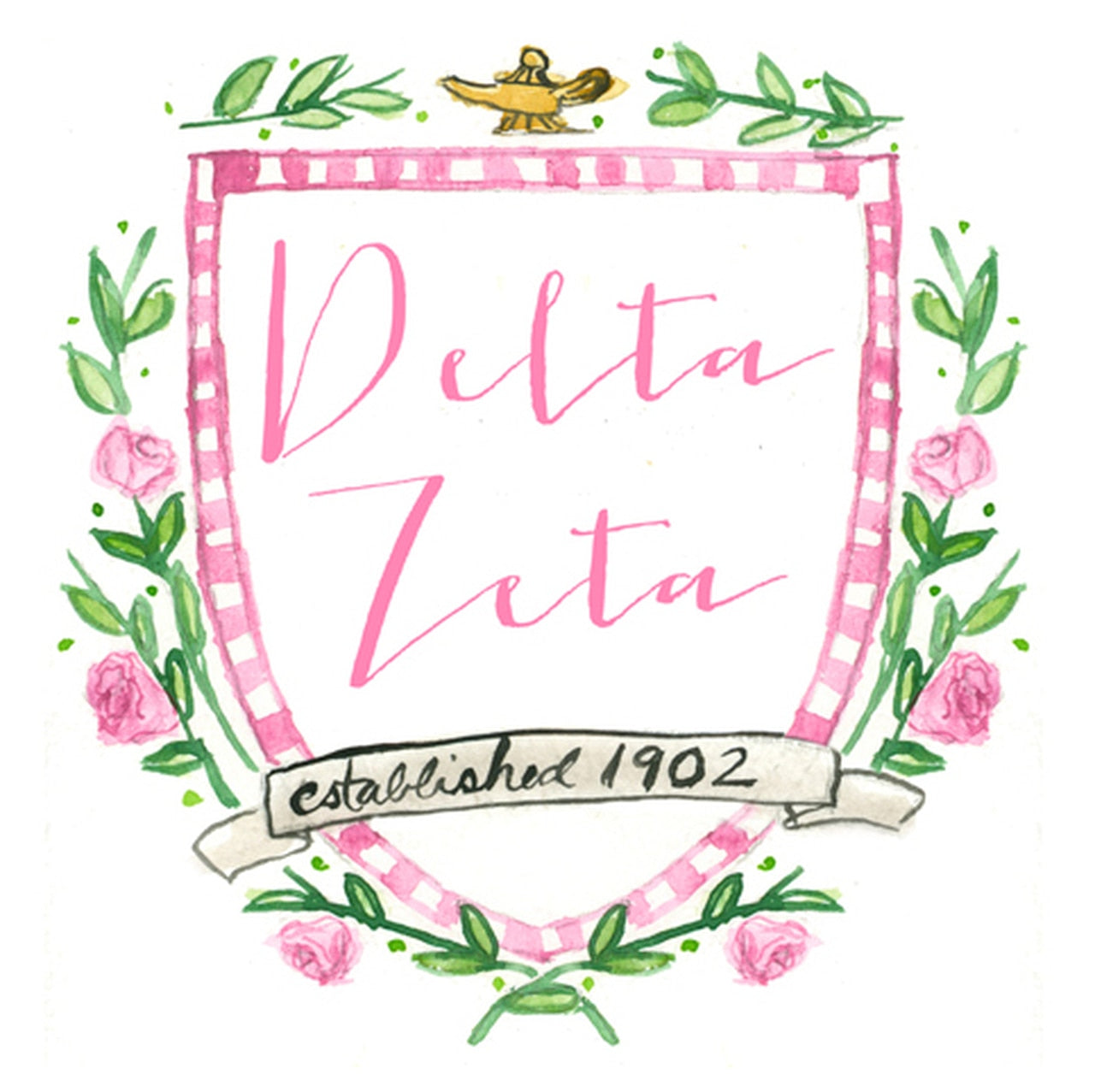 Delta Zeta Motif Decal