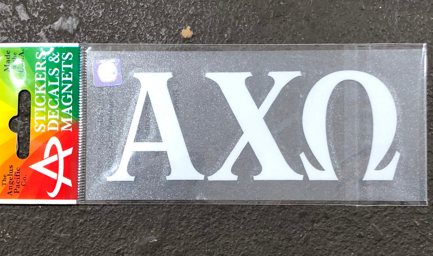 Alpha Chi Omega Car Decal