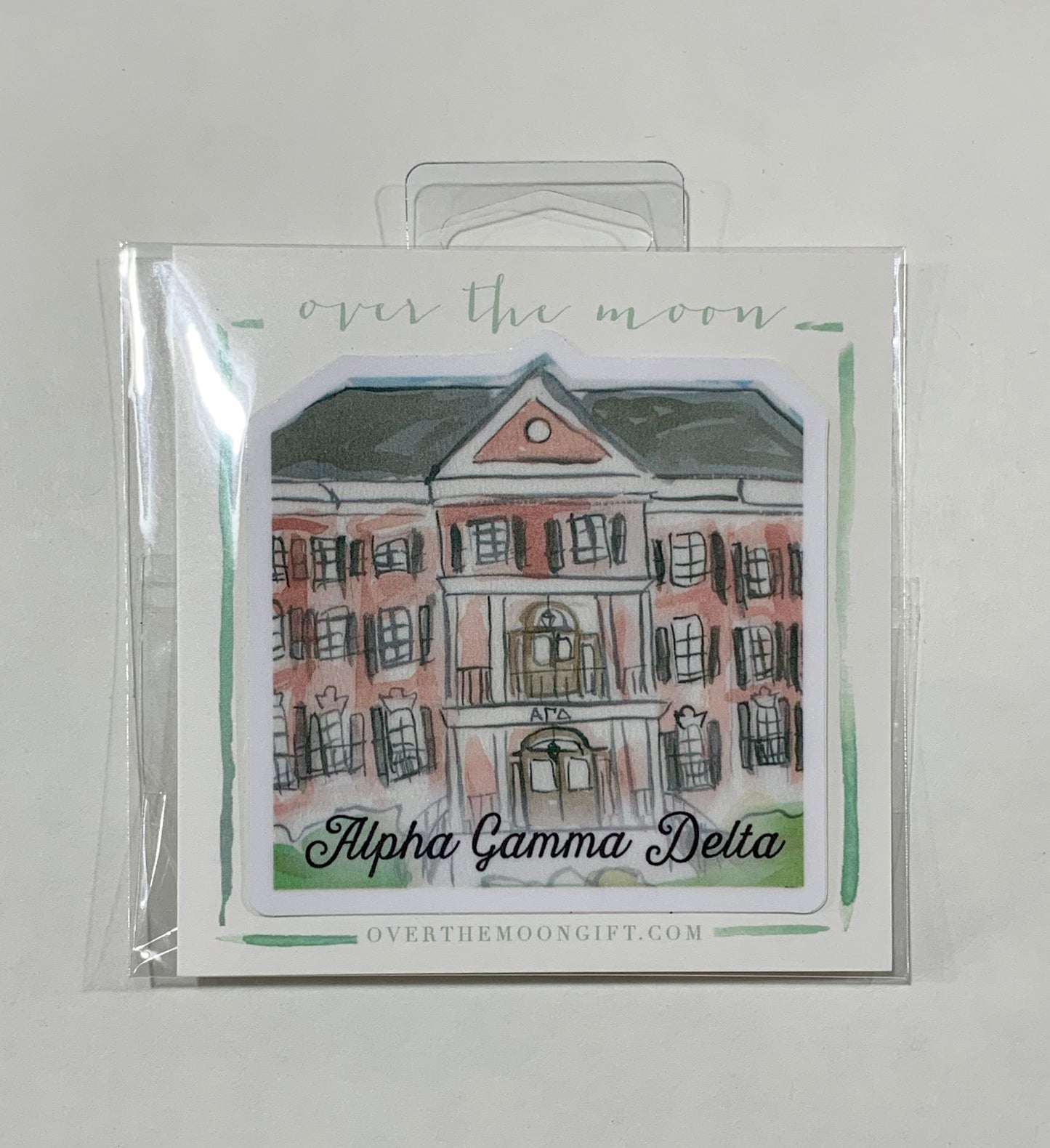 Alpha Gamma Delta Sorority House Decal