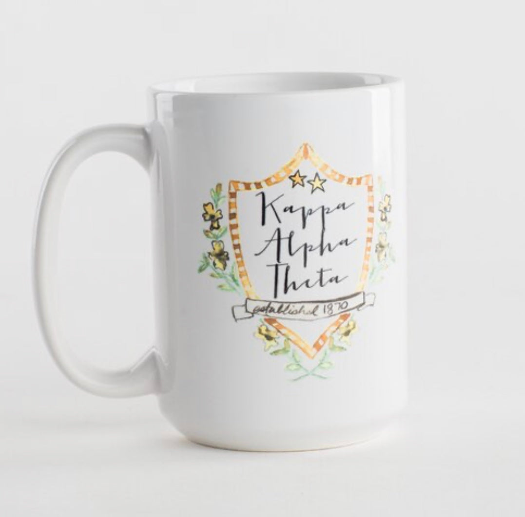 Kappa Alpha Theta Motif Mug