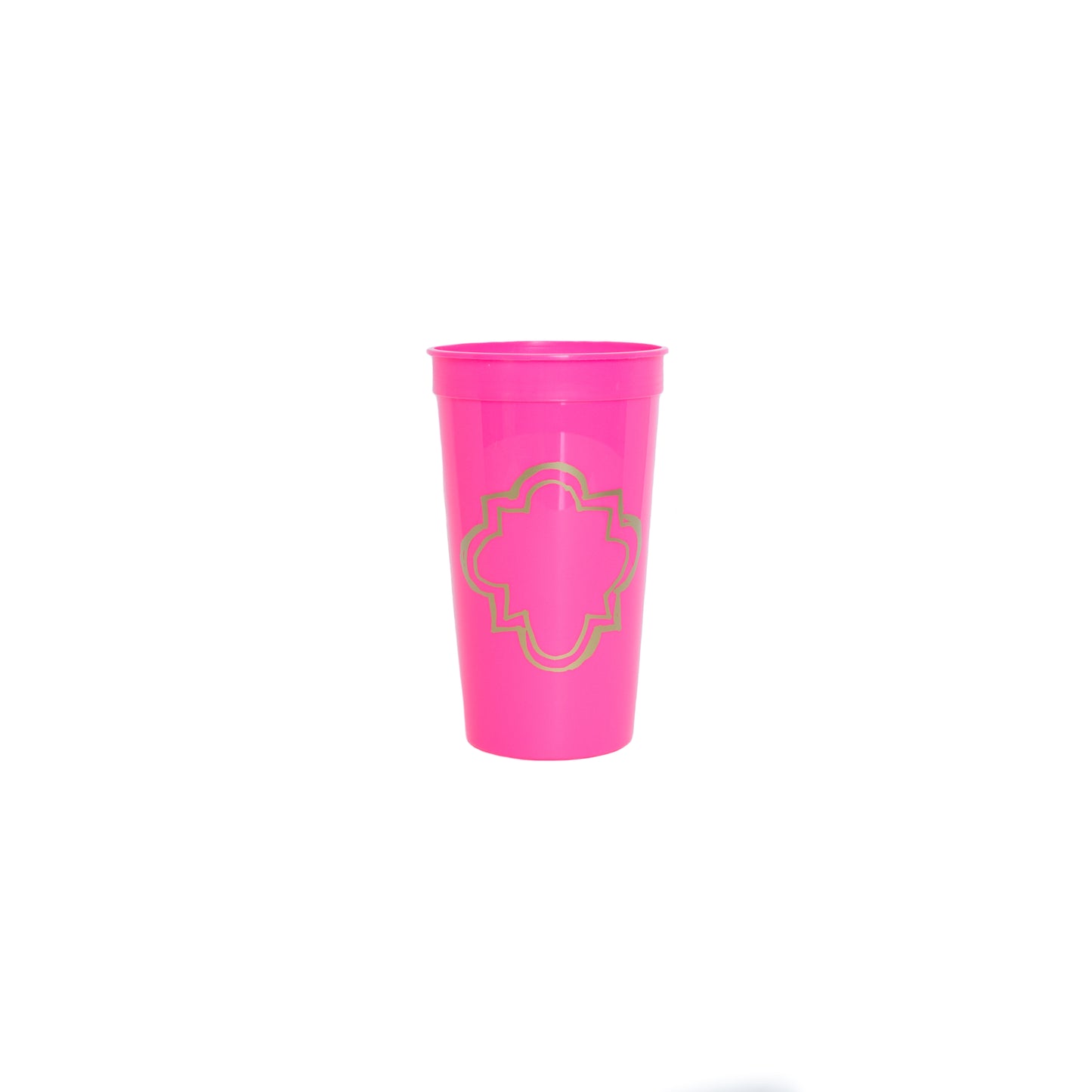 Phi Mu Gold Foil Stadium Cup
