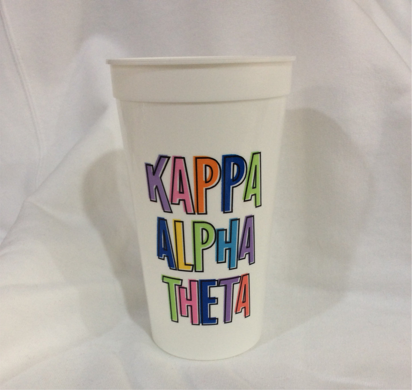 Kappa Alpha Theta Colorful Stadium Cup