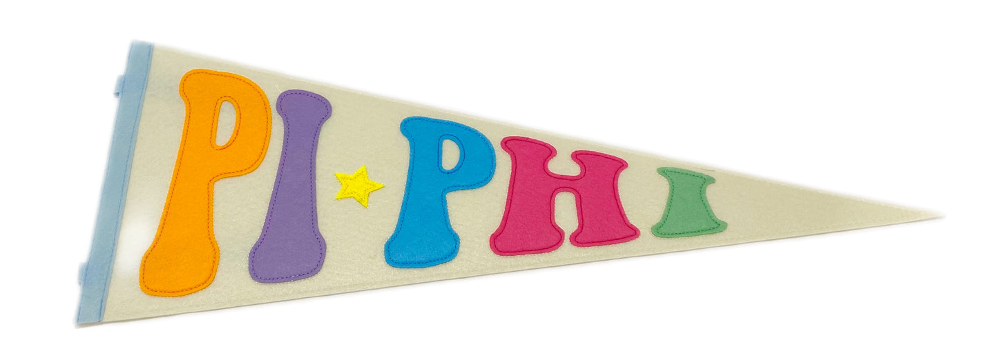 Pi Beta Phi Pennant Flag