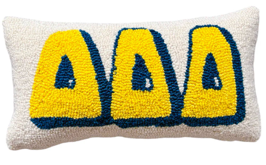 Delta Delta Delta Hook Pillows
