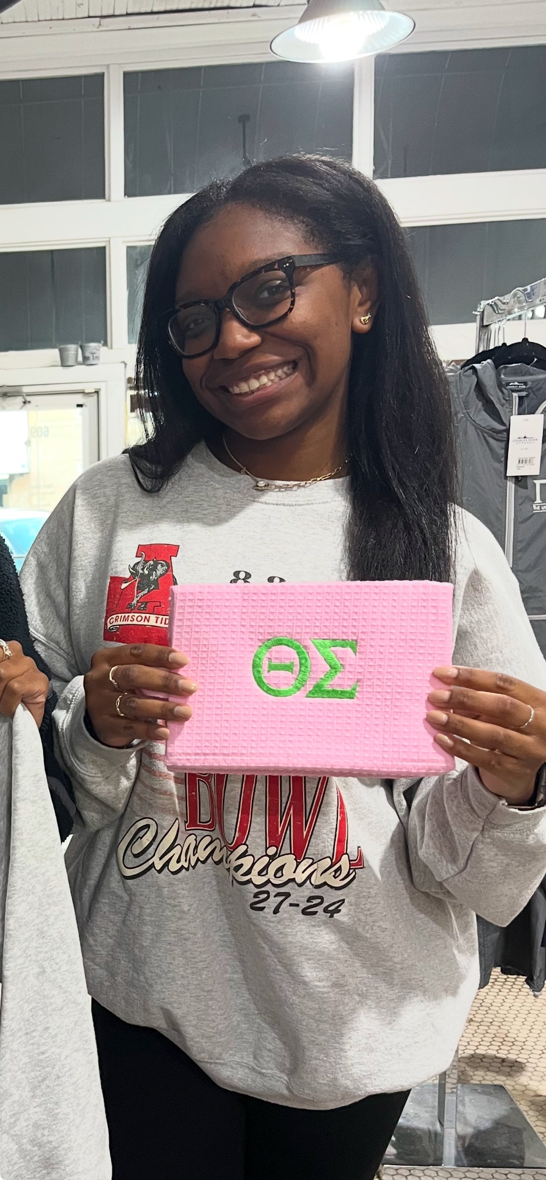 Theta Sigma Makeup Bag