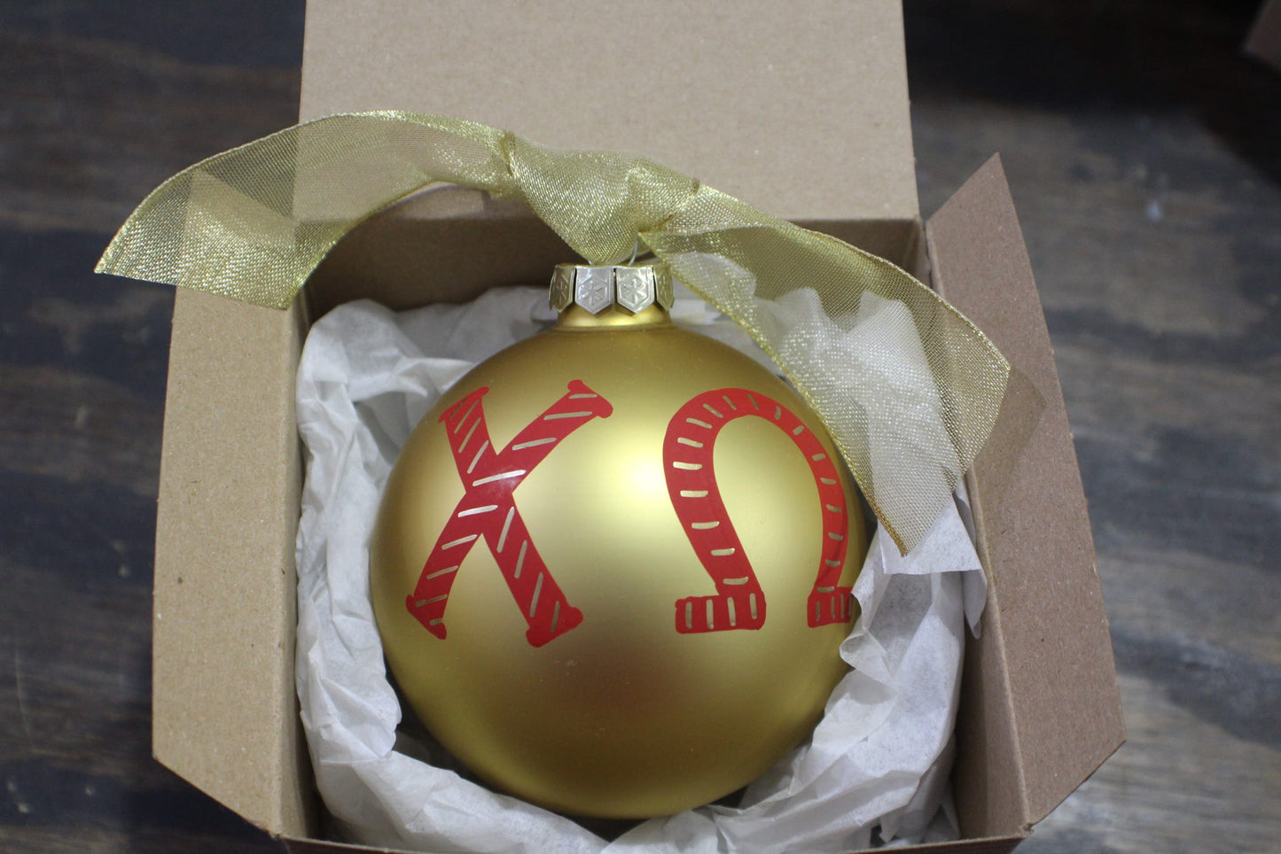 Chi Omega Ornament