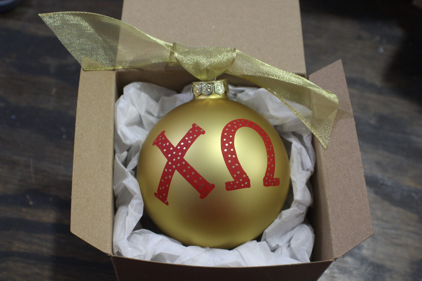 Chi Omega Ornament
