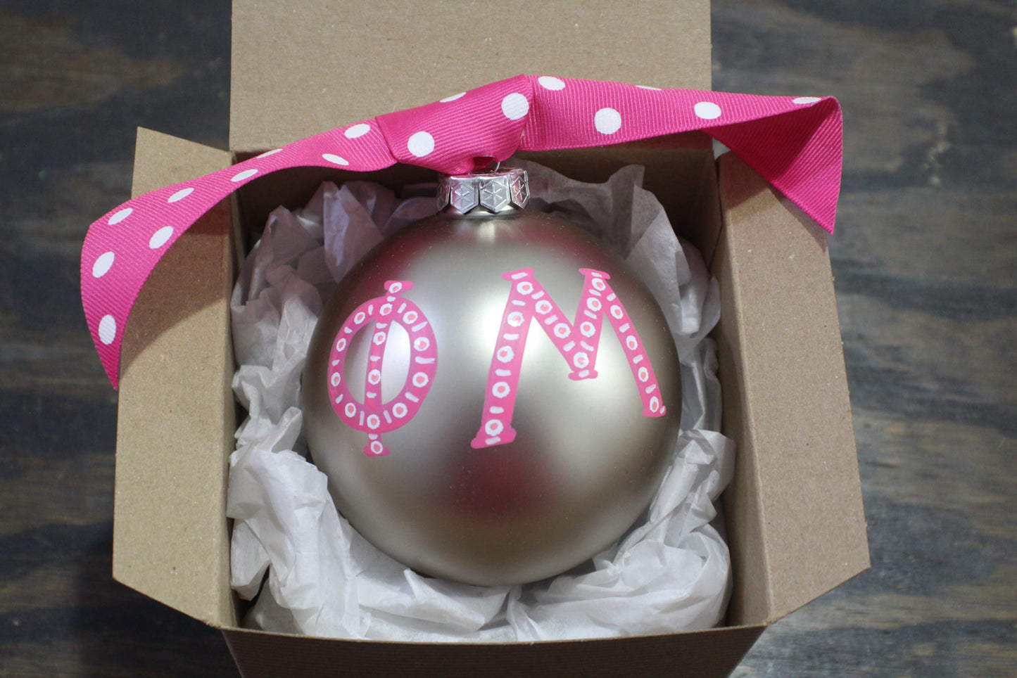 Phi Mu Ornament