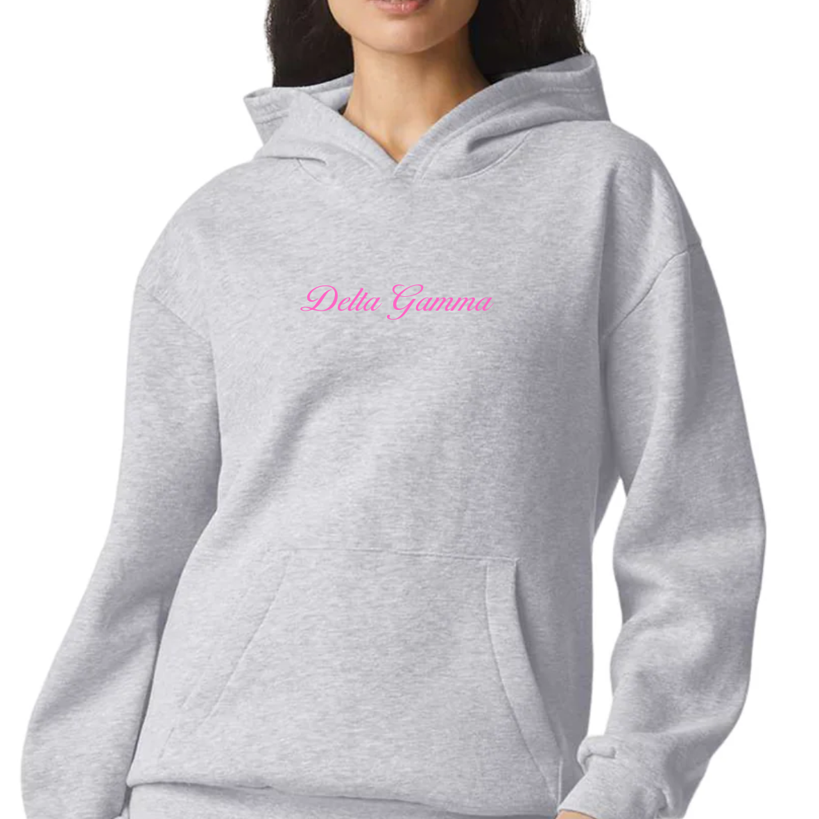 Delta Gamma Script Hoodie