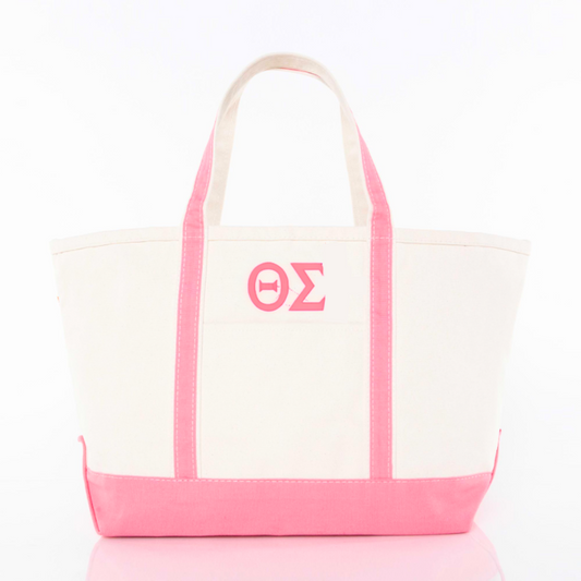 Theta Sigma Canvas Tote Bag