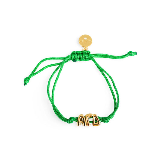 Alpha Gamma Delta Bubble Letter Bracelet