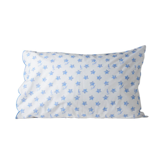 Kappa Kappa Gamma Cotton Scalloped Pillowcase
