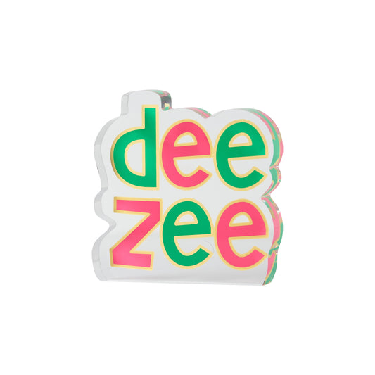 Delta Zeta Acrylic Shelf Sitter