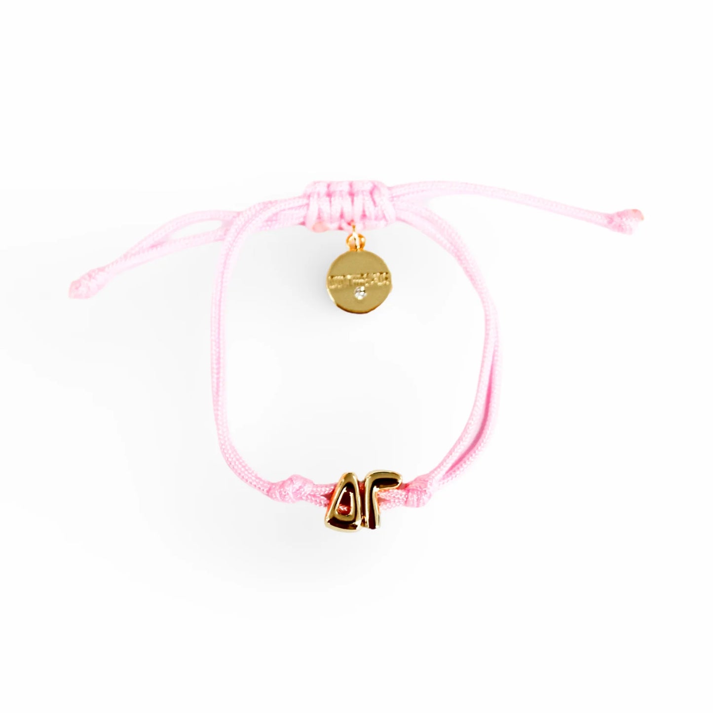 Delta Gamma Bubble Letter Bracelet