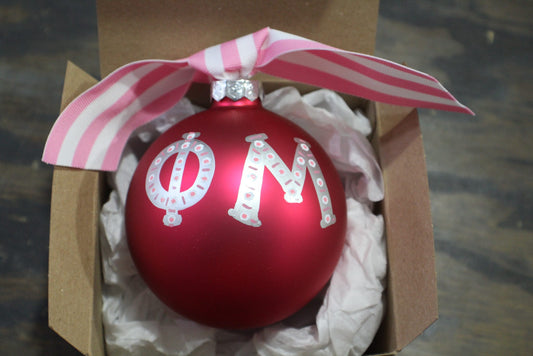 Phi Mu Ornament