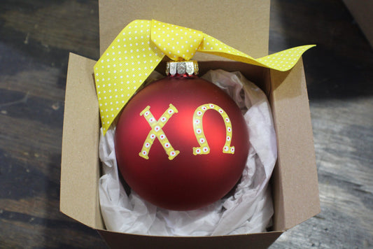 Chi Omega Ornament