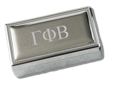 Gamma Phi Beta Rectangular Pin Box