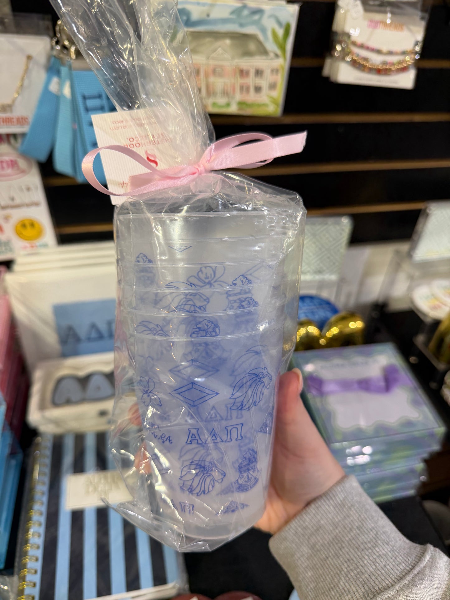 Alpha Delta Pi All Over Frost Flex Cup Sleeve
