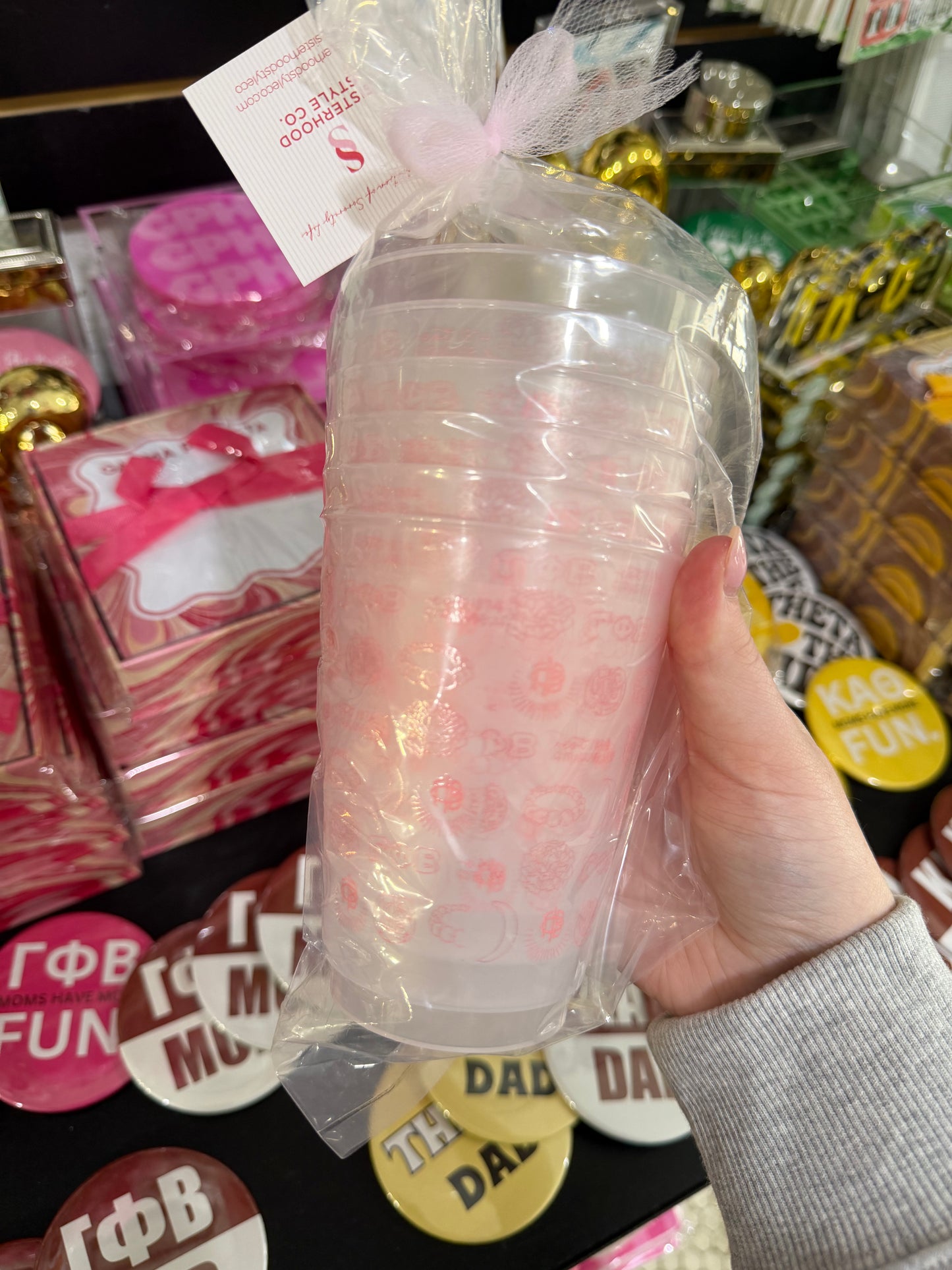 Gamma Phi Beta All Over Frost Flex Cup Sleeve