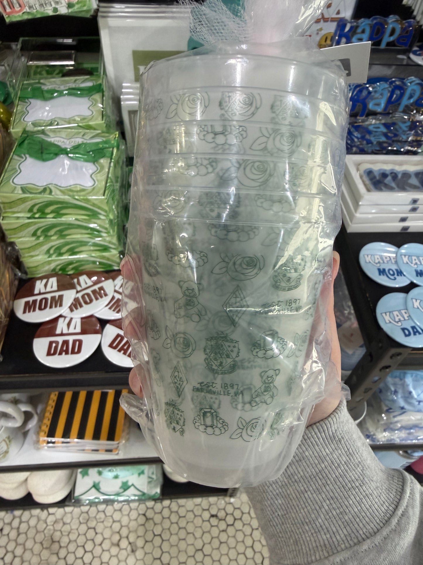 Kappa Delta All Over Frost Flex Cup Sleeve