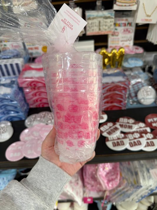 Phi Mu All Over Frost Flex Cup Sleeve