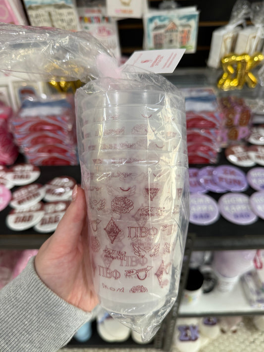 Pi Beta Phi All Over Frost Flex Cup Sleeve