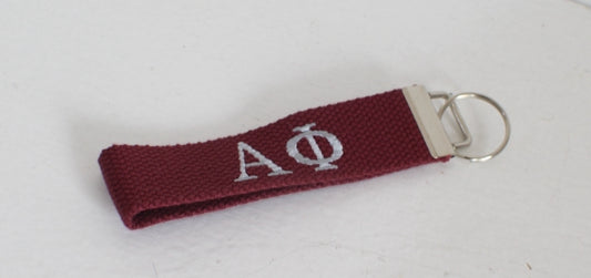 Alpha Phi Wristlet Keychain