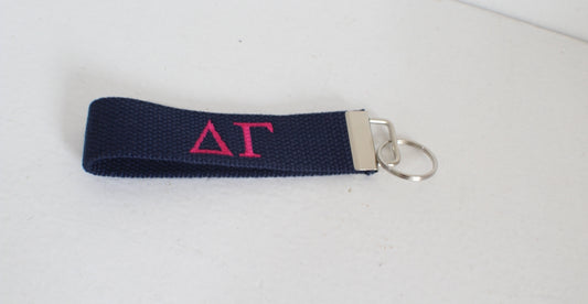 Delta Gamma Wristlet Keychain