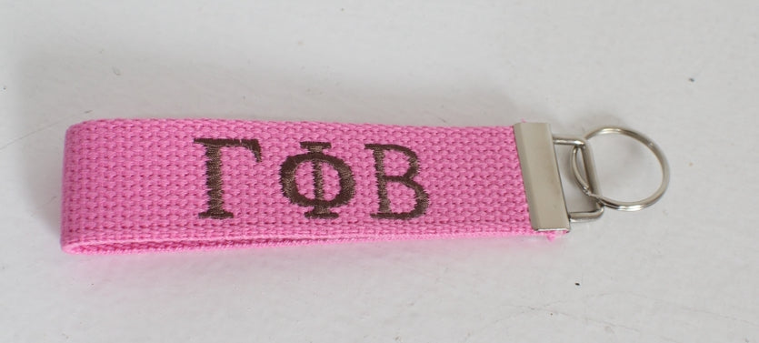 Gamma Phi Beta Wristlet Keychain