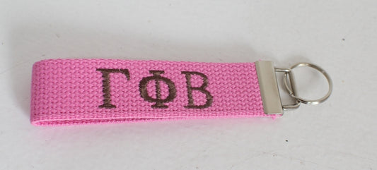 Gamma Phi Beta Wristlet Keychain