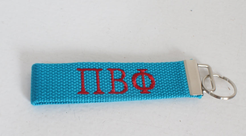 Pi Beta Phi Wristlet Keychain