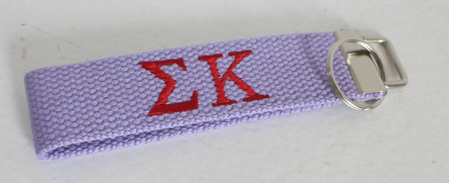 Sigma Kappa Wristlet Keychain