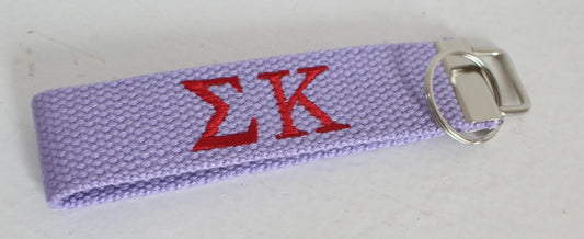 Sigma Kappa Wristlet Keychain