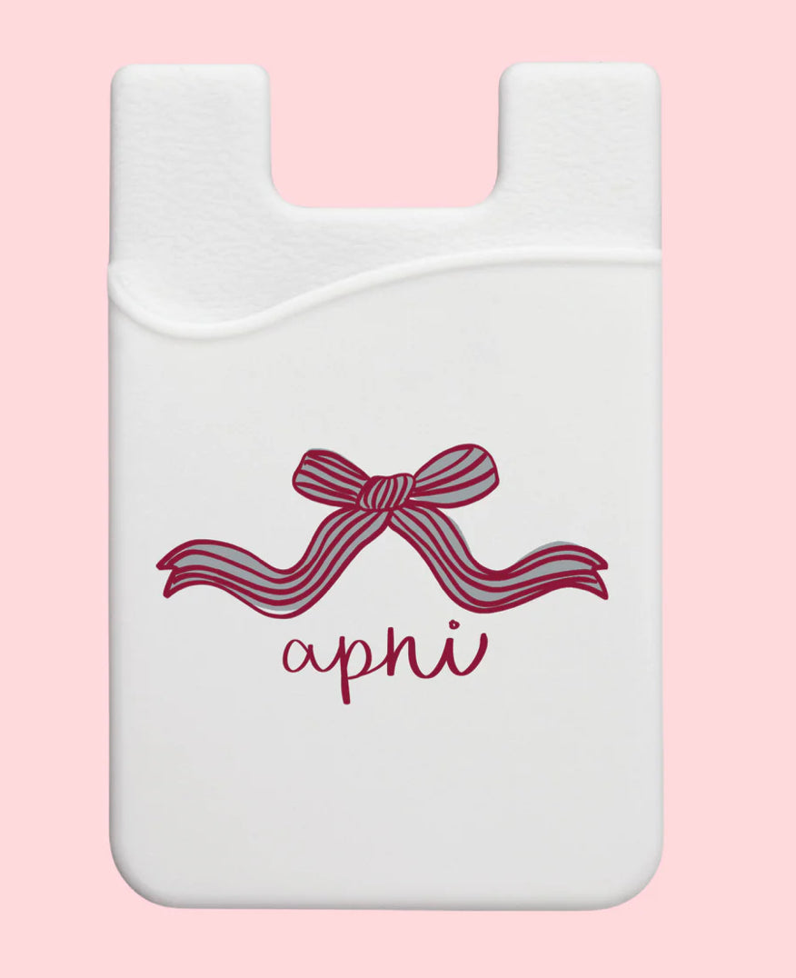 Alpha Phi Bow Phone Wallet